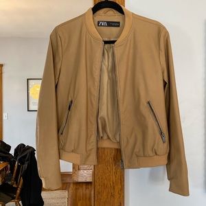 Zara leather jacket